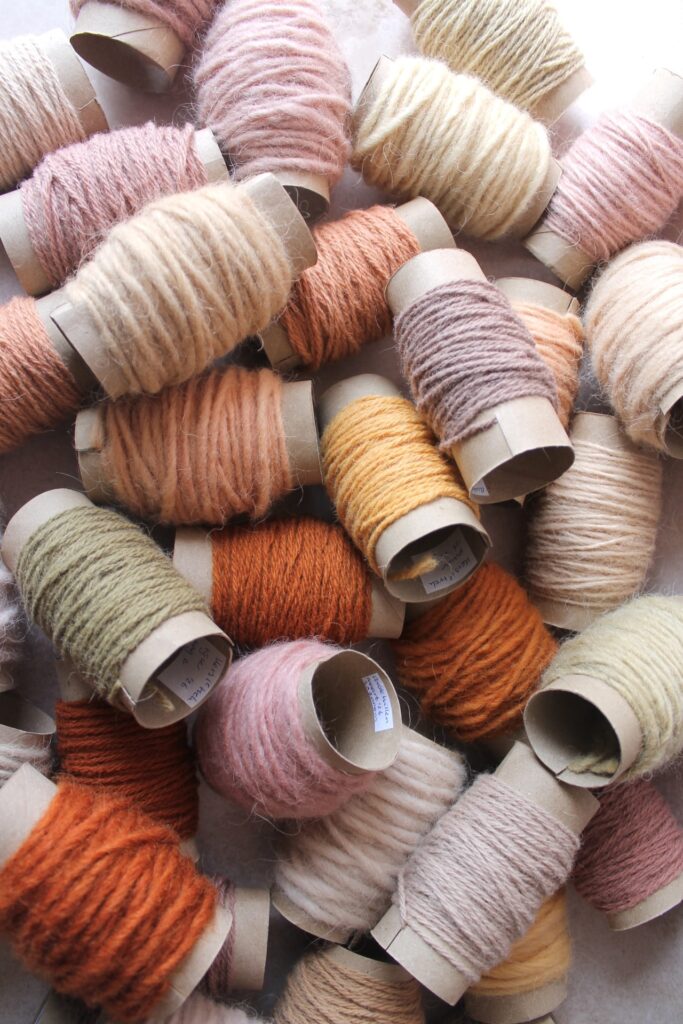 resultaat van wol verven - overzicht